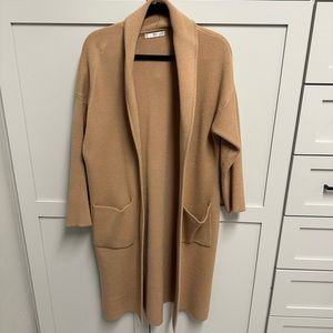 Mango long cardigan xs